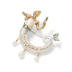 Clearance Mermaid Baroque Pearl Brooch Pins & Brooches