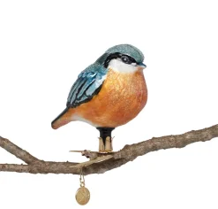 Clearance Met Birds Handmade Glass Ornament Set Ornaments