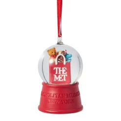 Hot Met Shopping Bag Snow Globe Ornament Ornaments