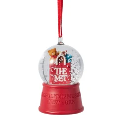 Hot Met Shopping Bag Snow Globe Ornament Ornaments
