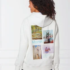 Hot Monet Impressions Zip-Up Hoodie Clothing