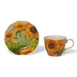 Online Monet Sunflowers Teacup and Saucer Tableware
