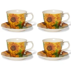 Online Monet Sunflowers Teacup and Saucer Tableware