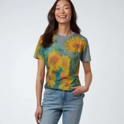 New Monet Sunflowers Women's Tee Clothing