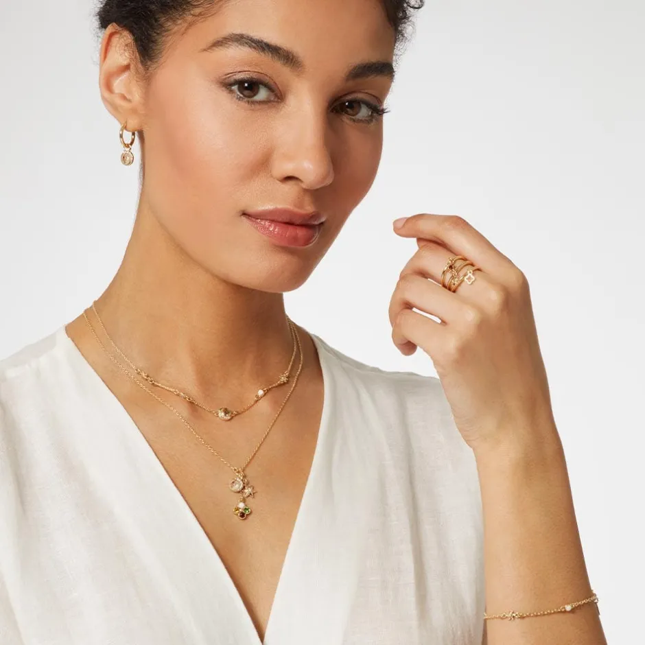 Moon and Star Hoop Earrings Earrings