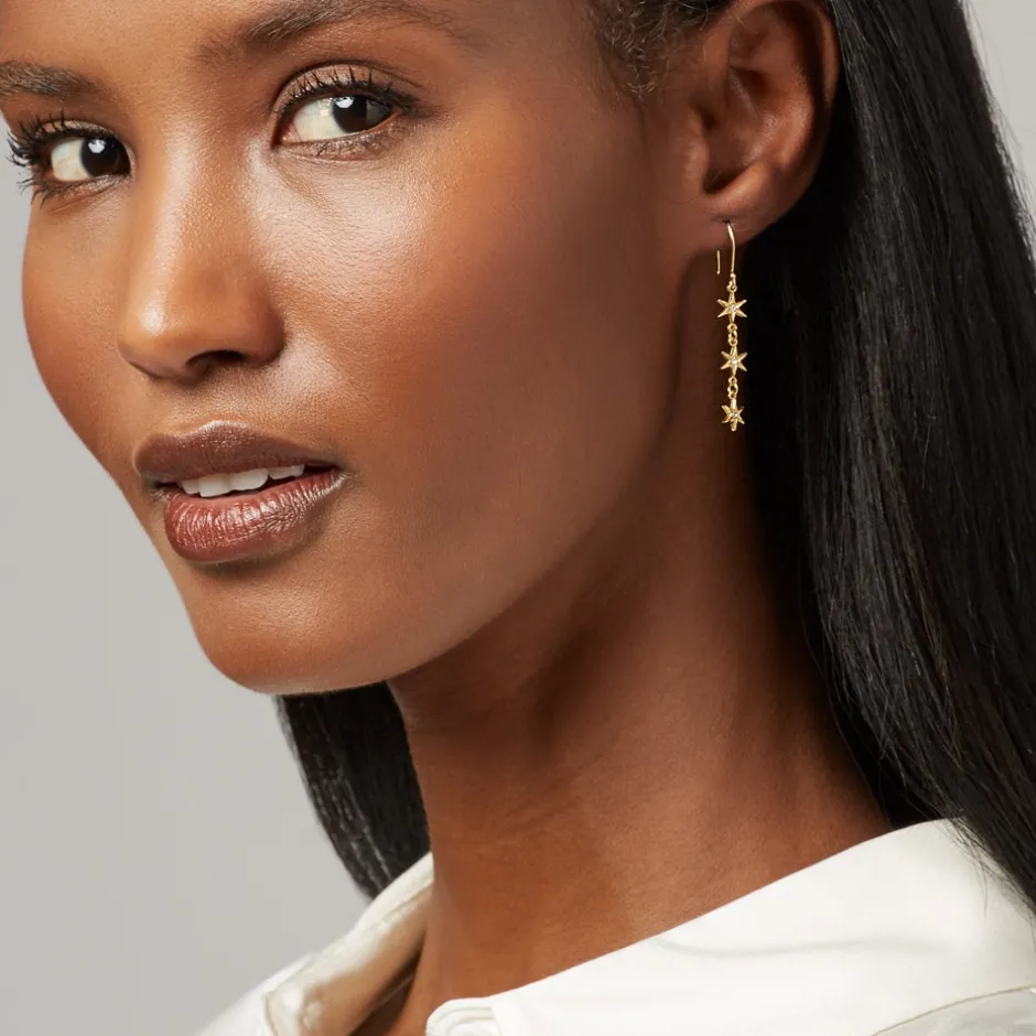 Outlet Moon and Stars Drop Earrings Earrings