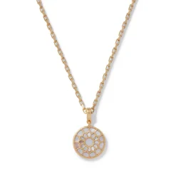 Hot Mother-of-Pearl Mosaic T-Bar Pendant Necklace Necklaces