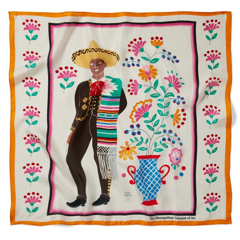 Hot Mérida Saltillo Dress Silk Neckerchief Scarves & Wraps