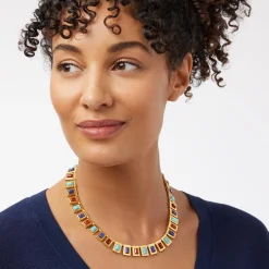 Discount New Kingdom Gems Collar Necklace Necklaces