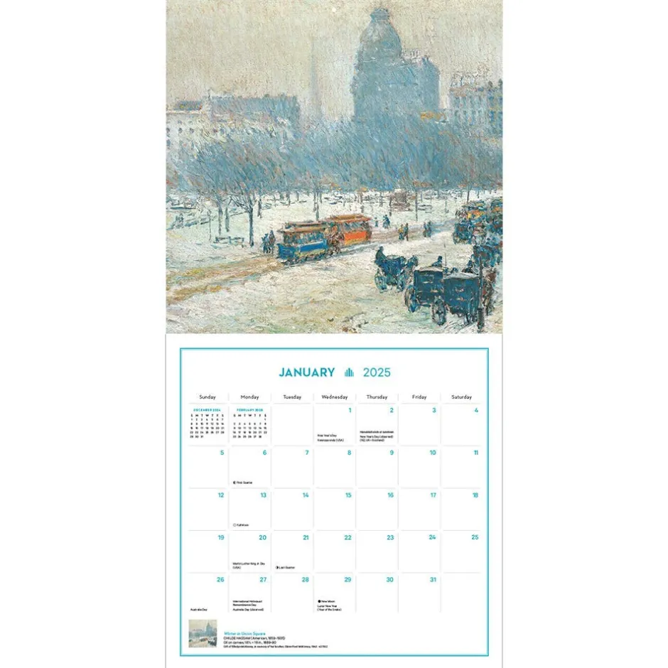 Discount New York in Art Wall Calendar 2025 Calendars