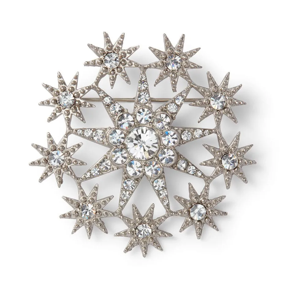 Outlet Ottoman Star Antiqued Silver Brooch Pins & Brooches