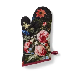 Clearance Peeters Bouquet of Flowers Pot Holder and Oven Mitt Set Tableware
