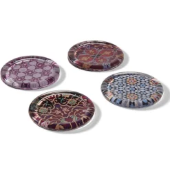 Clearance Persian Patterns Glass Coasters Tableware