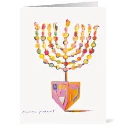 Online Podwal: Menorah Dreidel Holiday Cards Holiday Cards