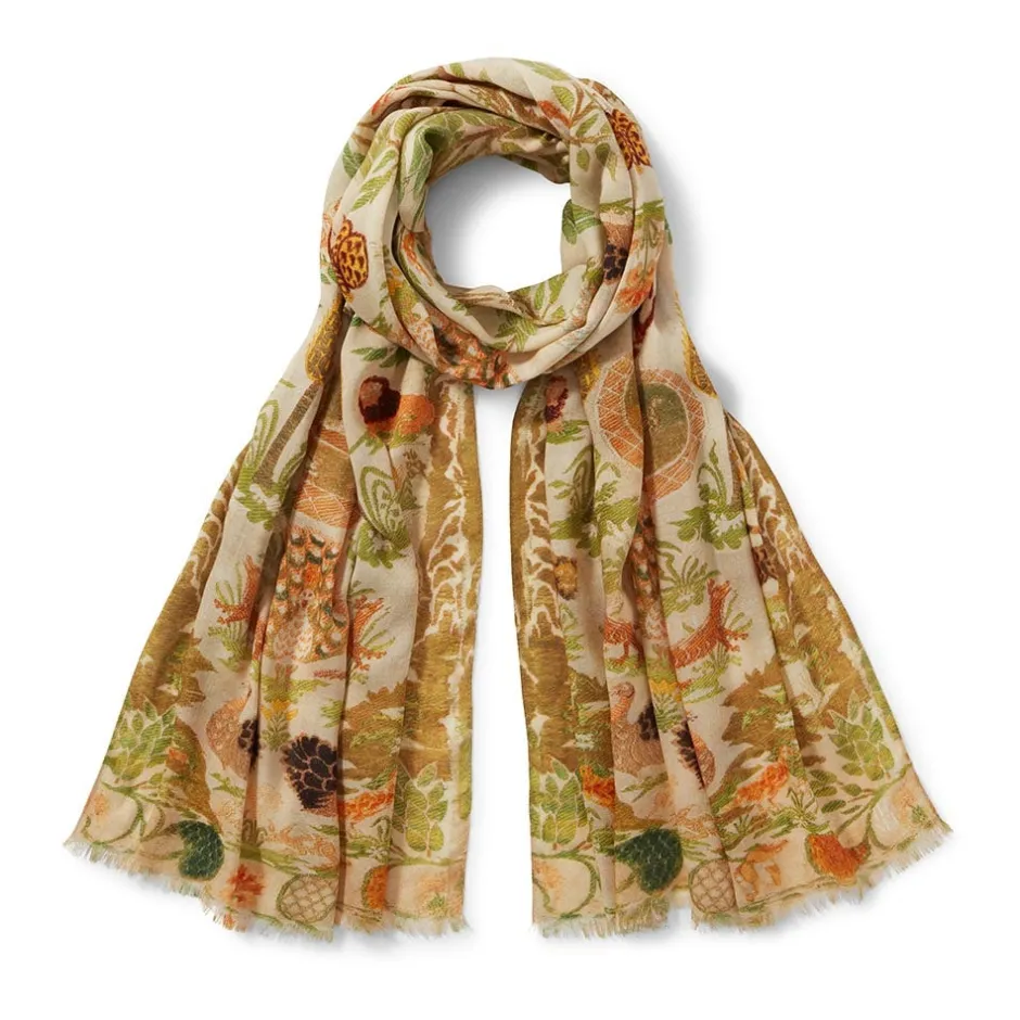 Hot Portuguese Garden Oblong Scarf Scarves & Wraps