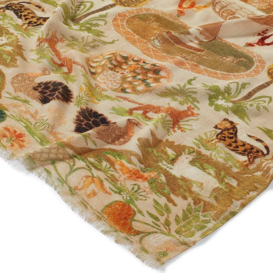 Hot Portuguese Garden Oblong Scarf Scarves & Wraps