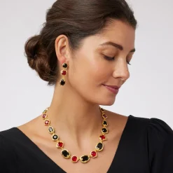 Online Rococo Motifs Collar Necklace Necklaces