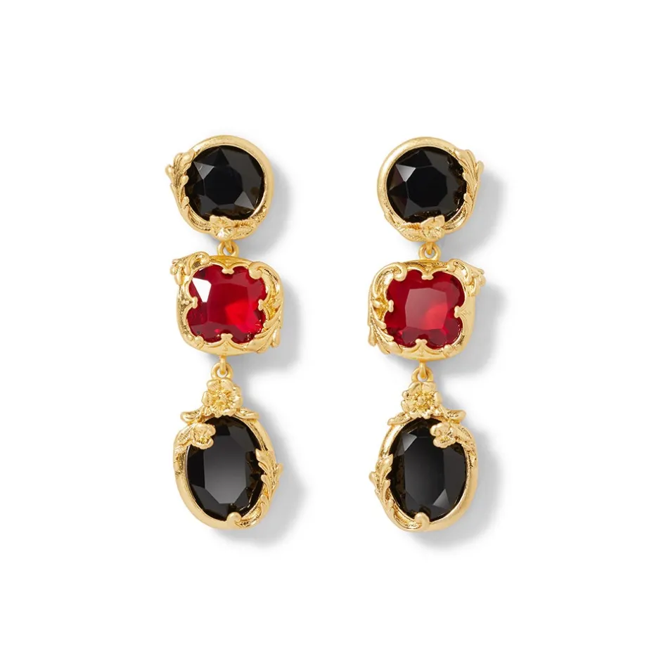 Rococo Motifs Drop Earrings Earrings