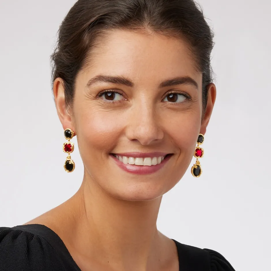 Rococo Motifs Drop Earrings Earrings