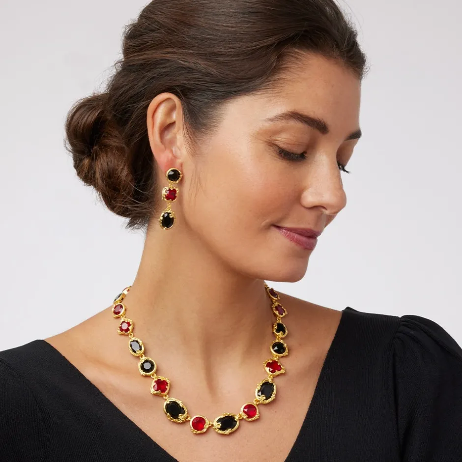 Rococo Motifs Drop Earrings Earrings