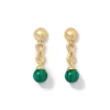 Clearance Roman Malachite Drop Earrings Earrings