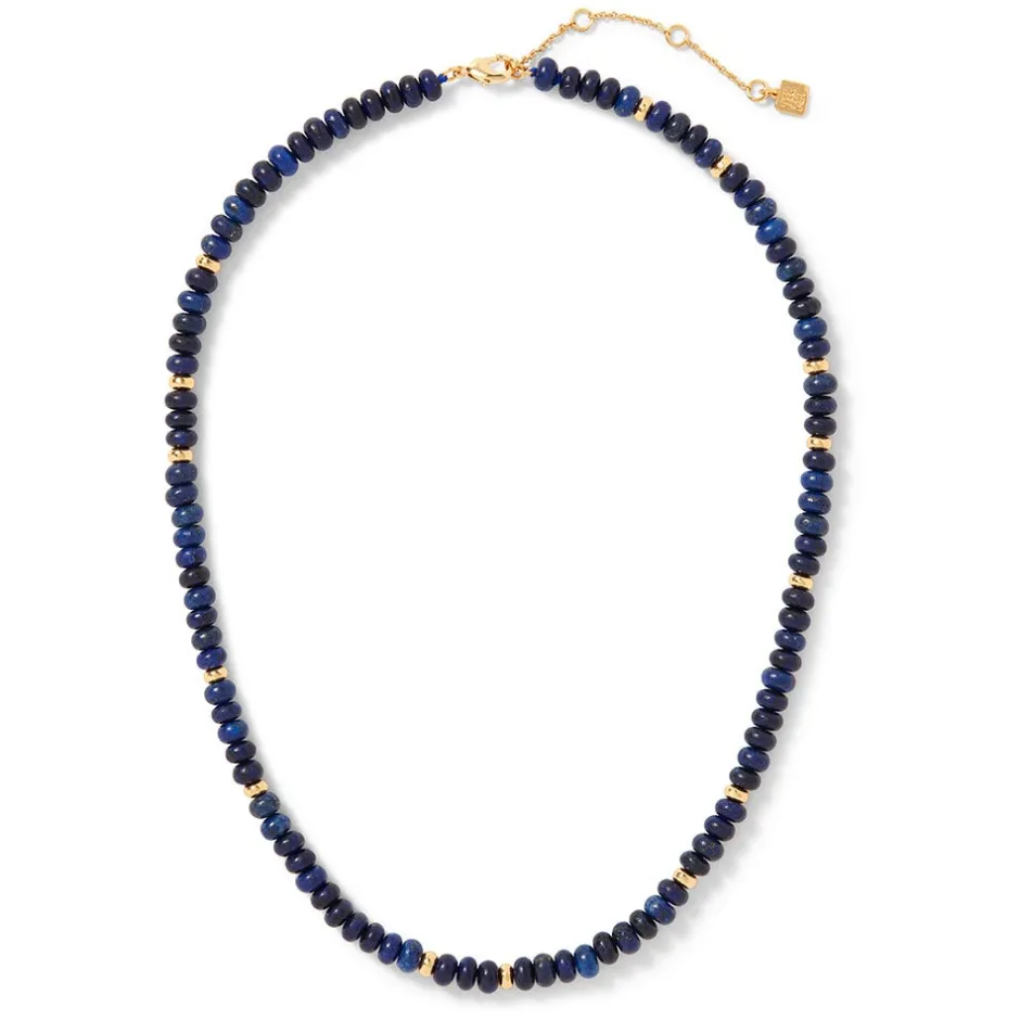 Royal Egyptian Beaded Lapis Necklace Necklaces