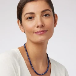 Royal Egyptian Beaded Lapis Necklace Necklaces