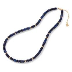 Royal Egyptian Beaded Lapis Necklace Necklaces