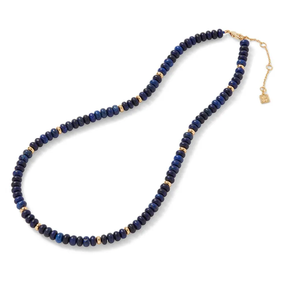 Royal Egyptian Beaded Lapis Necklace Necklaces
