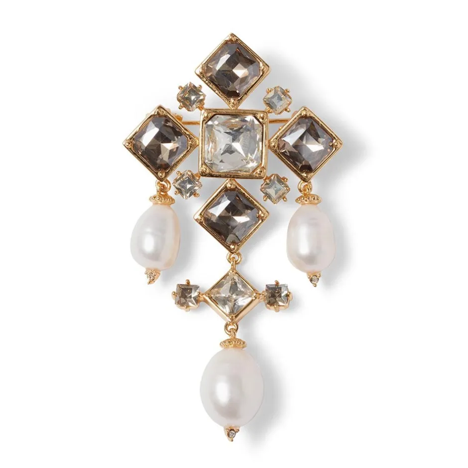 Best Royal Tudor Pearl Chandelier Brooch Pins & Brooches