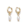 Hot Royal Tudor Small Hoop Earrings with Pearls Earrings