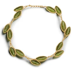 Discount Sage Leaf Choker Necklaces