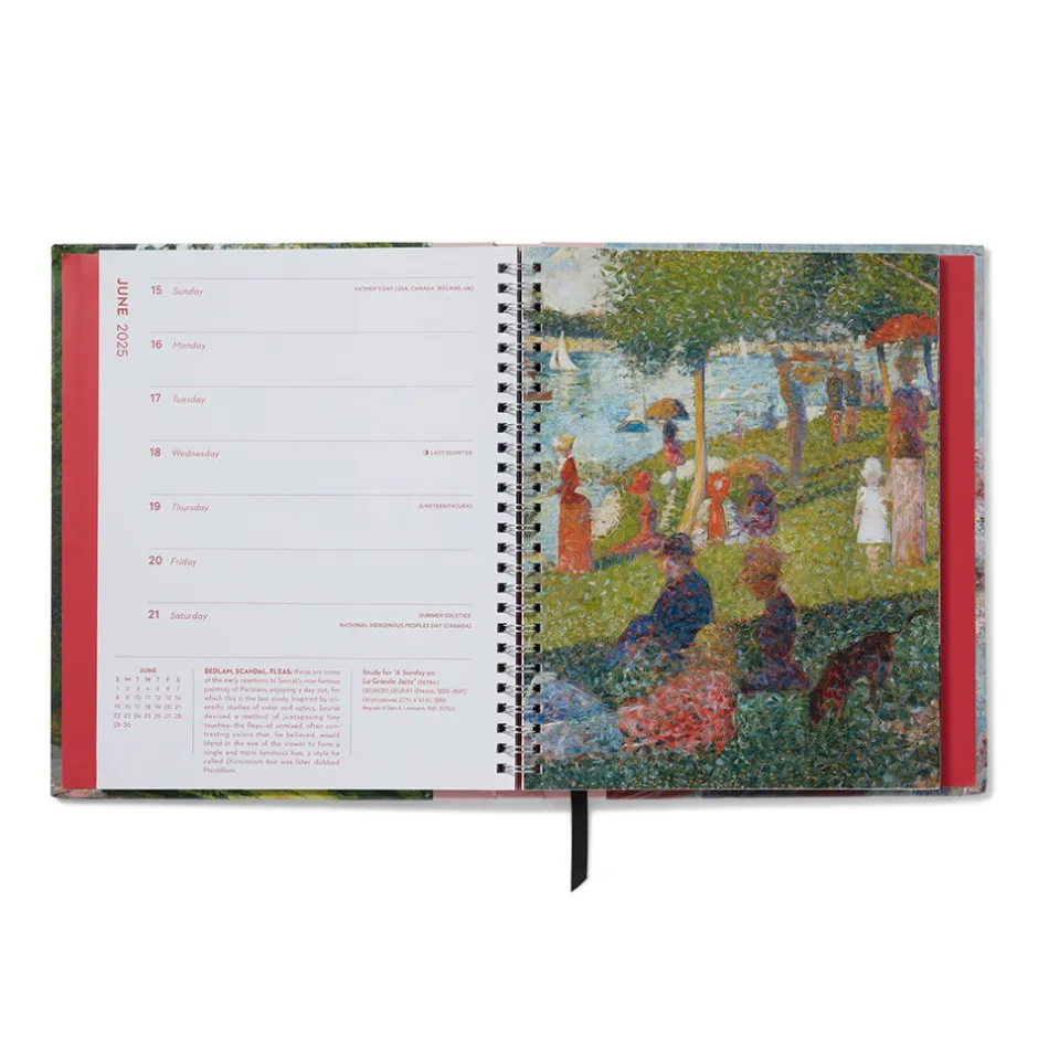 Sale Seasons of Impressionism Deluxe Engagement Calendar 2025 Calendars