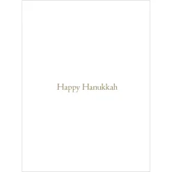 Sklar: Golden Lights Hanukkah Cards Holiday Cards