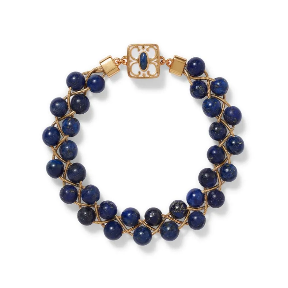 Spanish Baldric Lapis Braided Bracelet Bracelets