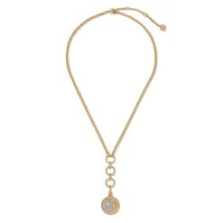 Sale Spanish Day and Night Reversible Lariat Pendant Necklace Necklaces