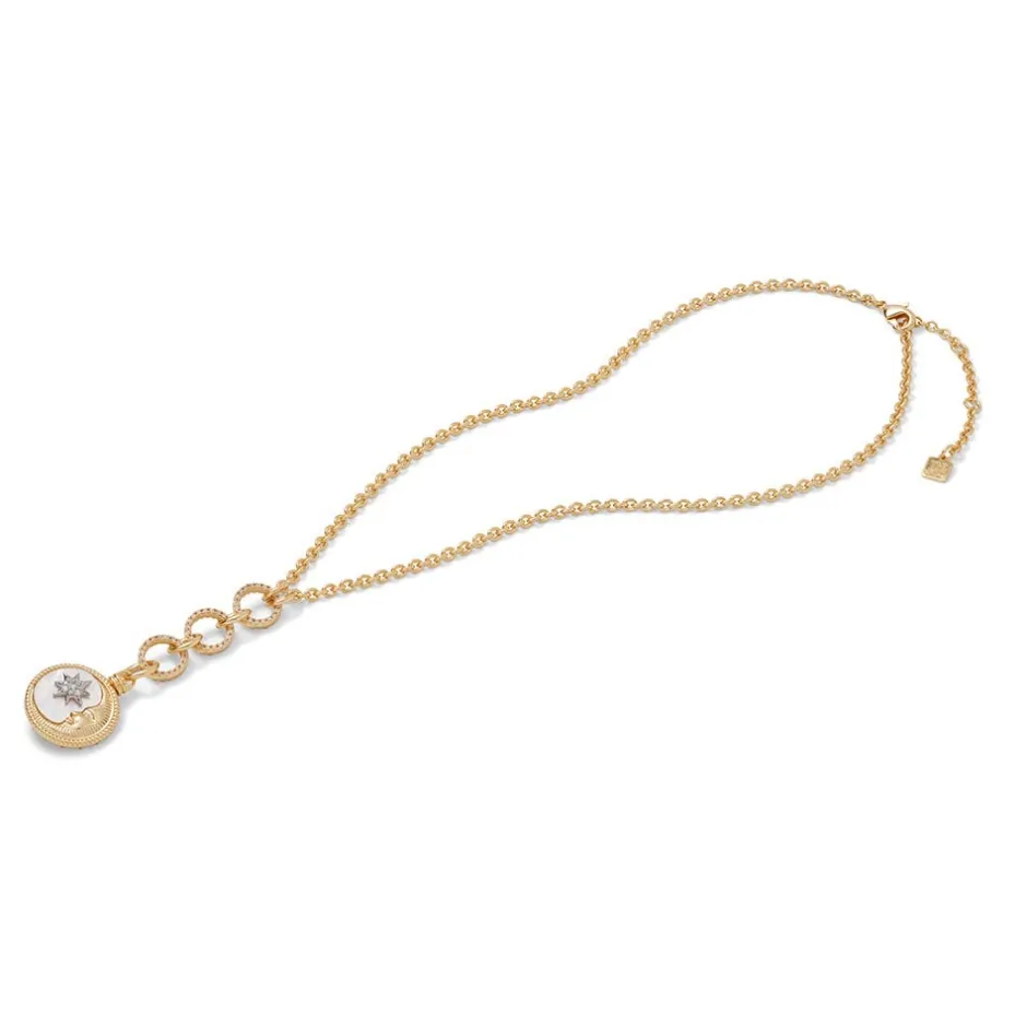 Sale Spanish Day and Night Reversible Lariat Pendant Necklace Necklaces