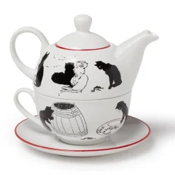 Sale Steinlen Cats Tea-for-One Set Tableware
