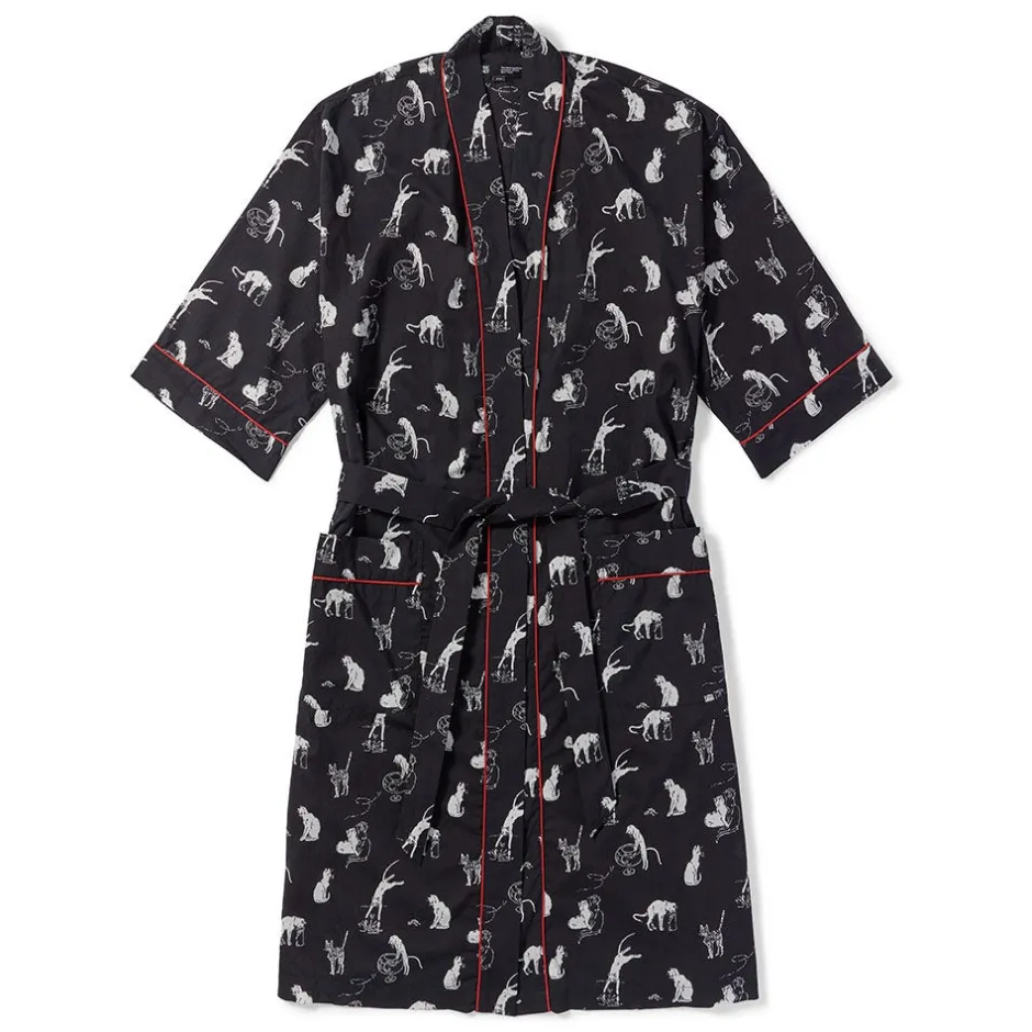 Online Steinlen Cats Unisex Cotton Robe Clothing
