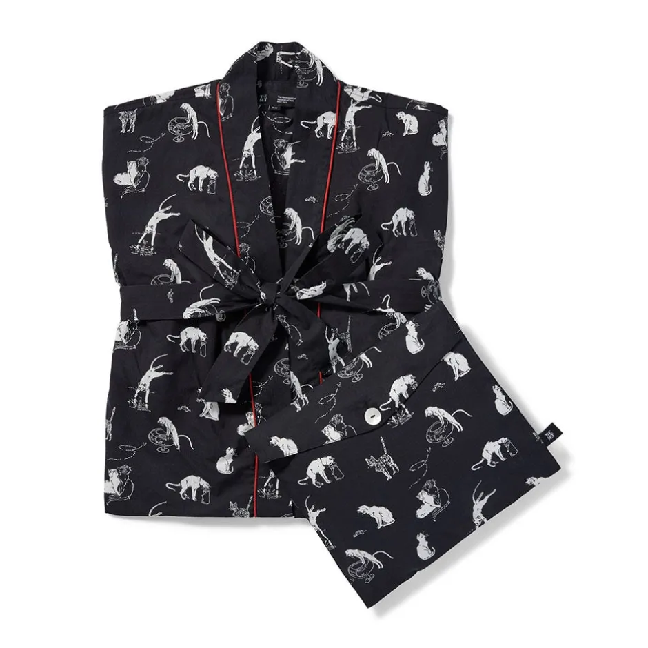 Online Steinlen Cats Unisex Cotton Robe Clothing