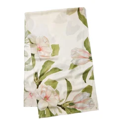 Outlet Studies of Magnolias Oblong Silk Scarf Scarves & Wraps