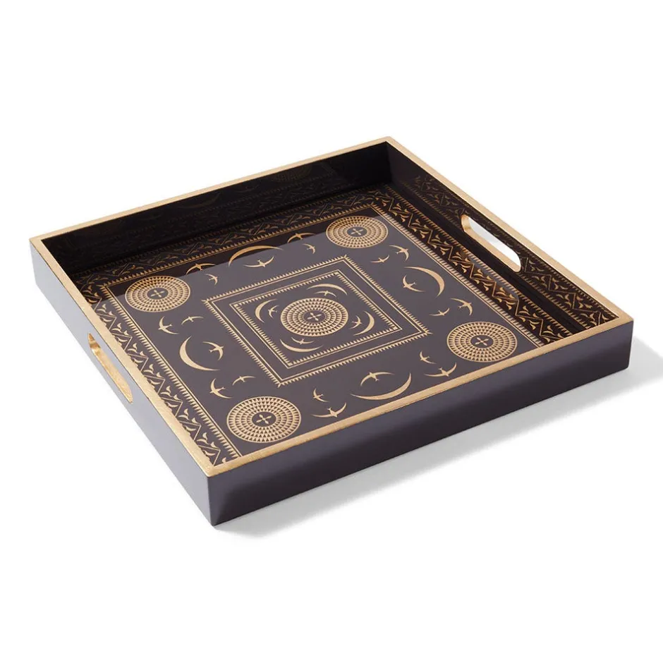 Best Sumatran Symbols Lacquer Tray Tableware|Decorative Accents
