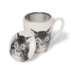 New The Favorite Cat Covered Mug with Tea Infuser Tableware