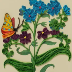 Clearance The Met Cloisters Garden Forget-Me-Not Quilled Card Notecards & Correspondence