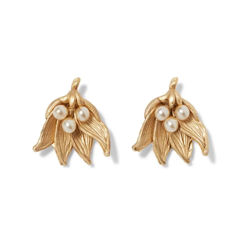 The Met Cloisters Garden Fava Bean Stud Earrings Earrings