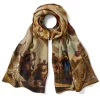 Clearance Tiepolo Allegory of the Planets and Continents Oversize Unisex Oblong Silk Scarf Scarves & Wraps