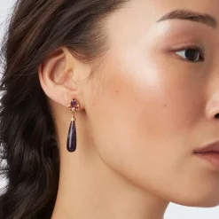 Best Turkish Amethyst Drop Earrings Earrings