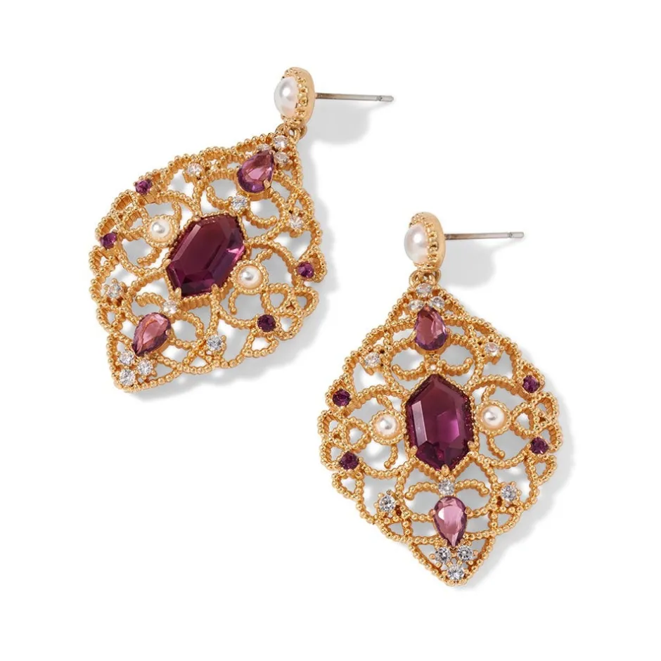 Outlet Turkish Amethyst Statement Earrings Earrings