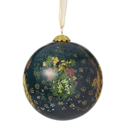 Outlet Unicorn in a Garden Hand-Painted Glass Ornament Ornaments