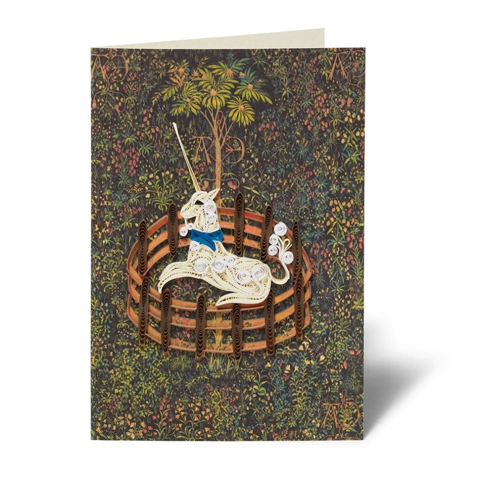 Clearance Unicorn Quilled Card Notecards & Correspondence